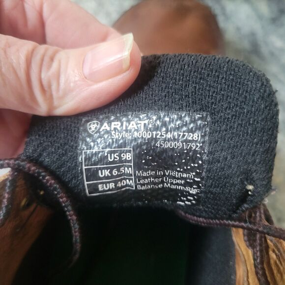 Ariat Canyon Womens 9 B Dark Brown Leather 4” Ranch Work Boots 10001254 - Picture 6 of 8